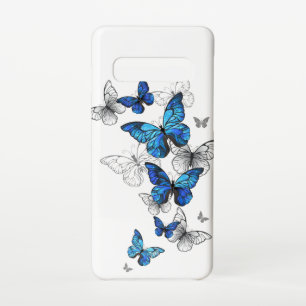 Capa Para Samsung Galaxy Borboletas Azuis Morpho