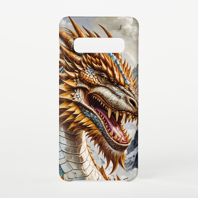 Capa Para Samsung Galaxy Capa de telefone Epic Ouro Dragon (Verso)