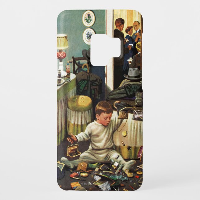 Capa Para Samsung Galaxy, Case-Mate A criança esvazia bolsas (Verso)