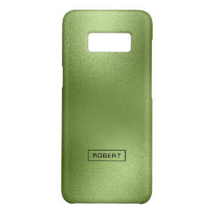 Capa Case-Mate Samsung Galaxy S8 Abstrato Verde brilhante Monograma de Fundo Modern