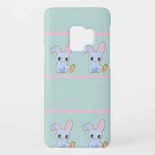 Capa Para Samsung Galaxy S9 Case-Mate Acessórios de menta rosa do Kawaii Bunny personali
