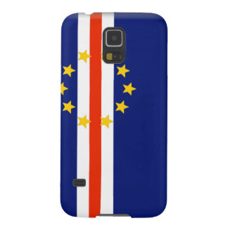Capa Para Galaxy S5 Bandeira de Cabo Verde