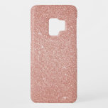 Capa Para Samsung Galaxy S9 Case-Mate Brilho Dourado do rosa do rosa e faísca Bling<br><div class="desc">Cora cor-de-rosa - o teste padrão feminino Dourado cor-de-rosa de Bling do brilho e da faísca.</div>