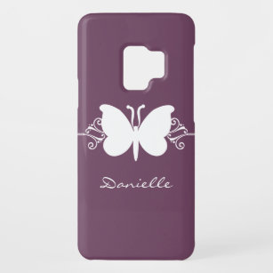 Capa Para Samsung Galaxy S9 Case-Mate Butterfly Swirl Samsung Galaxy S3 Case, Roxo