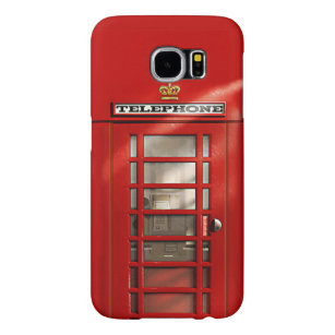 Capa Para Samsung Galaxy S6 Cabine de telefone vermelha britânica engraçada