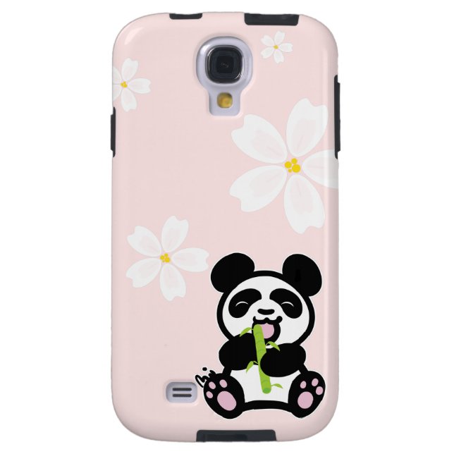 Capa Para Samsung Galaxy, Case-Mate Caixa feliz da galáxia 4 da panda (Traseira)