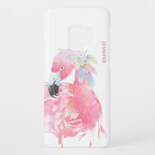 Capa Para Samsung Galaxy S9 Case-Mate Chic Pink Flamingo Custom Samsung S6 Case