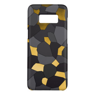 Capa Case-Mate Samsung Galaxy S8 Cinza de ouro Elegante e mosaico preto