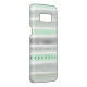 Capa Para Samsung Galaxy, Case-Mate Cinza Verde Moderno Faixa de Serras Design (Parte Traseira/Direita)