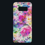 Capa Case-Mate Samsung Galaxy S8 Colagem Colorida de Flores Coloridas<br><div class="desc">Colagem de flores coloridas com aquarelas modernas</div>