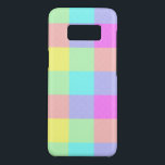 Capa Case-Mate Samsung Galaxy S8 Cotovelo Pastel Verificado<br><div class="desc">Este brilhante e colorido design tem uma textura leve repetindo o padrão verificado/quadrado em um arco-íris vívido de cores pastéis. É um padrão de tabuleiro de xadrez na moda, vibrante e bonito que se parece com o tempo de corrida. Aproveite-o como está ou use-o como um plano de fundo para...</div>
