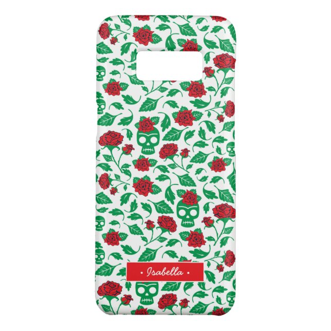 Capa Para Samsung Galaxy, Case-Mate Crânios & rosas de Frida Kahlo | (Verso)