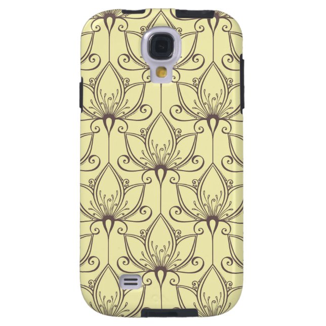 Capa Para Samsung Galaxy, Case-Mate Cream Padrão Floral (Traseira)