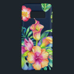 Capa Case-Mate Samsung Galaxy S8 Design Buquê de de flores tropicais coloridas<br><div class="desc">Legal flores tropicais coloridas buquês sobre um fundo azul-escuro mutável.</div>