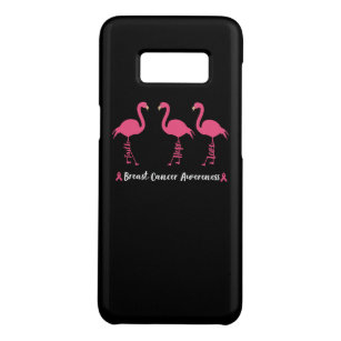 Capa Case-Mate Samsung Galaxy S8 Flamingo Faith Esperança Ama Consciência do Cancer