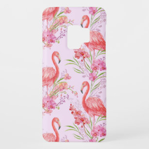Capa Para Samsung Galaxy S9 Case-Mate Folha rosa-rosa, padrão flamingo, praia Samsung S9