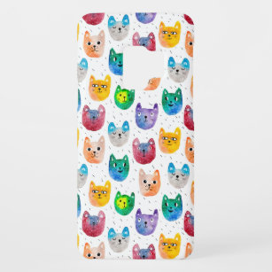 Capa Para Samsung Galaxy S9 Case-Mate Gatos e amigos da aguarela