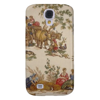 Capa Samsung Galaxy S4 iPhone francês 3G/3GS do caso de Toile do país do