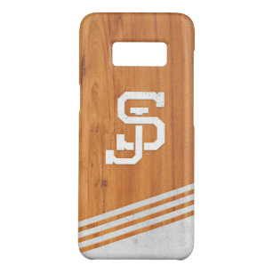 Capa Case-Mate Samsung Galaxy S8 Listra de madeira do cimento de Spartans do estado