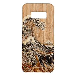 Capa Case-Mate Samsung Galaxy S8 O estilo de madeira de bambu do embutimento da