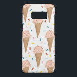 Capa Case-Mate Samsung Galaxy S8 Padrão de borrifadas do arco-íris do Sorvete rosa<br><div class="desc">Veja esta capa de telefone incrível com um cone de sorvete rosa divertido e o padrão de aspersão arco-íris. Personalize com o seu texto. Veja meu compro para mais designs e cores também!</div>