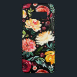 Capa Case-Mate Samsung Galaxy S8 Padrão de explosão de flores coloridas<br><div class="desc">Cores d'água modernas cor negros floresce o padrão de colagem.</div>