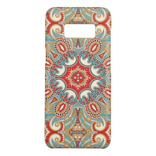 Capa Case-Mate Samsung Galaxy S8 Padrão de Mosaico Floral Bonito do Teal Vermelho R