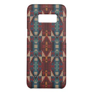 Capa Case-Mate Samsung Galaxy S8 Padrão de Mosaico Tribal Azul Vermelho Laranja Tri