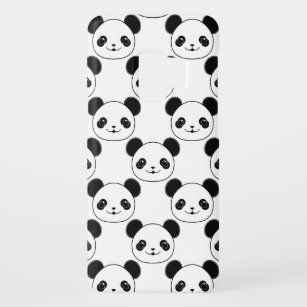 Capa Para Samsung Galaxy S9 Case-Mate Padrão Kawaii Panda Em Preto E Branco