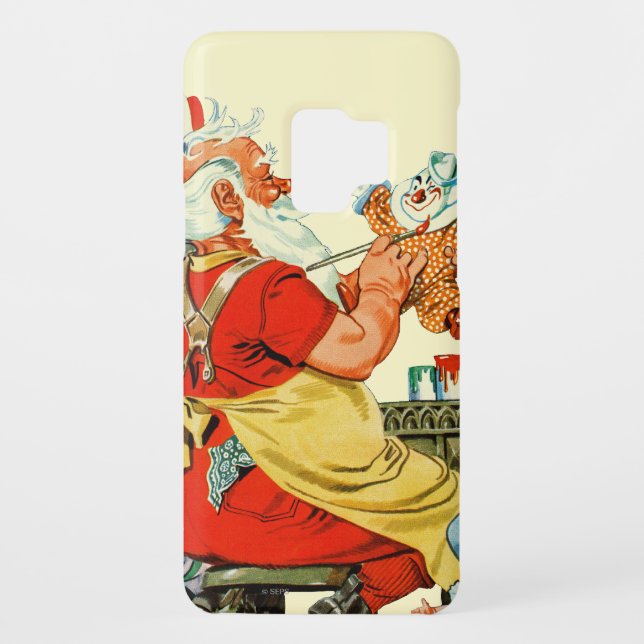 Capa Para Samsung Galaxy, Case-Mate Papai noel no trabalho (Verso)