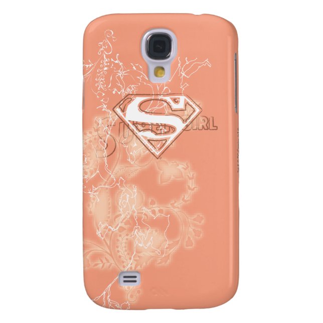 Capa Para Samsung Galaxy, Case-Mate Peach Floral Patterno Supergirl (Traseira)