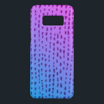 Capa Case-Mate Samsung Galaxy S8 Pintas de pincelada, púrpura azul-abstrato moderna<br><div class="desc">Vestir seu telefone em estilo com esta capa de telefone moderna com um design padrão de abstrato com listras pintadas à mão e pontos em roxo azul. Veja meus outros designs de capa de telefone de abstrato também!</div>