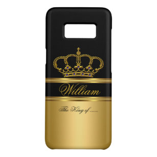 Capa Case-Mate Samsung Galaxy S8 Rei real elegante elegante Ouro Preto Coroa 2a