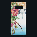 Capa Case-Mate Samsung Galaxy S8 Suculentes e Flores Composição Moderna<br><div class="desc">Cacto colorido elegante e flores composição artística moderna.</div>