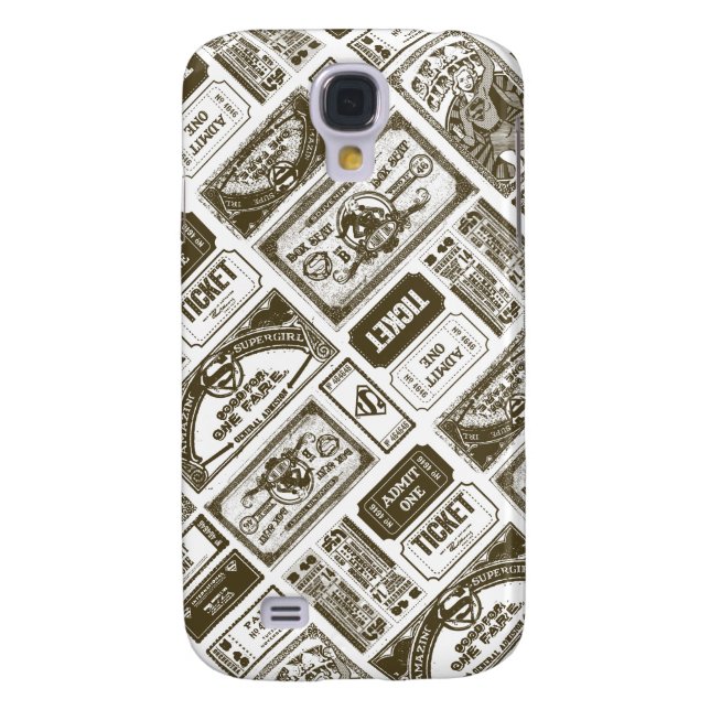 Capa Para Samsung Galaxy, Case-Mate Supergirl Admite Um Padrão Castanho (Traseira)