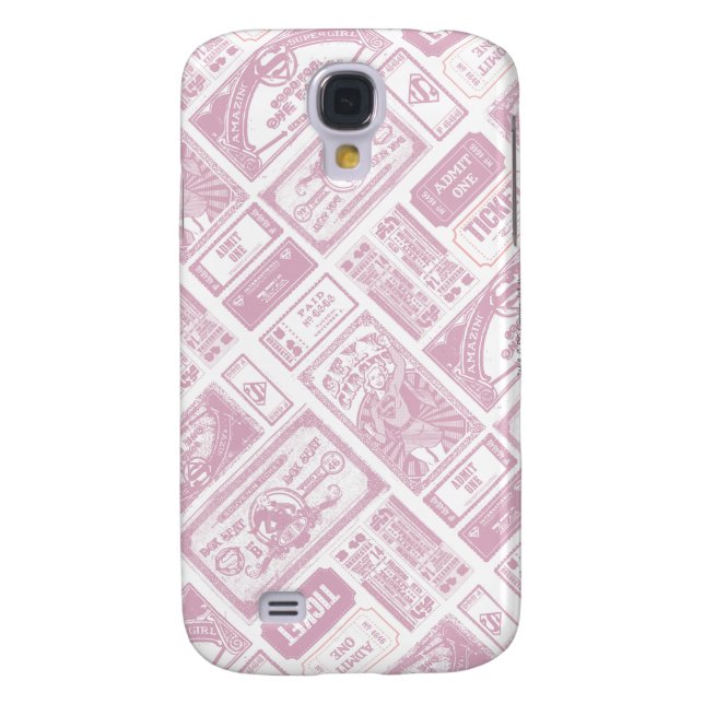Capa Para Samsung Galaxy, Case-Mate Supergirl Admite Um Padrão Rosa (Traseira)