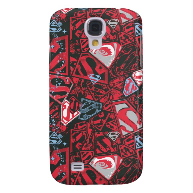 Capa Para Samsung Galaxy, Case-Mate Supergirl Stary Red Pattern (Traseira)