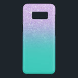 Capa Case-Mate Samsung Galaxy S8 Turquoise ombre moderna da lavanda de sereia<br><div class="desc">Na moda,  giro,  lavanda púrpura,  cor de sereia,  brilha,  luz azul turquesa.</div>
