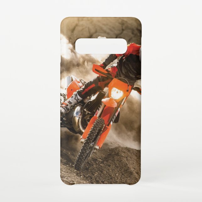 Capa Para Samsung Galaxy Cavaleiro Motocross (Verso)