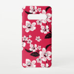 CAPA PARA SAMSUNG GALAXY CHERRY BLOSSOM - SAKURA (VERMELHO)<br><div class="desc">Flor de Cereja - Padrão Sakura em Vermelho. Copyright de Kelly Hironaka,  nº 3 Design</div>
