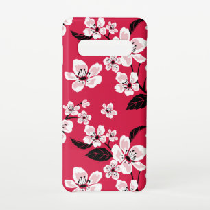 CAPA PARA SAMSUNG GALAXY CHERRY BLOSSOM - SAKURA (VERMELHO)