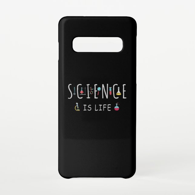 Capa Para Samsung Galaxy Ciência é vida (Verso)