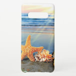 Capa Para Samsung Galaxy Conchas marítimas e estrelas-do-mar na praia<br><div class="desc">Conchas marítimas e estrelas-do-mar na praia</div>