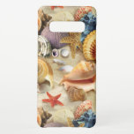 Capa Para Samsung Galaxy Conchas marítimas na praia<br><div class="desc">Conchas marítimas na praia</div>