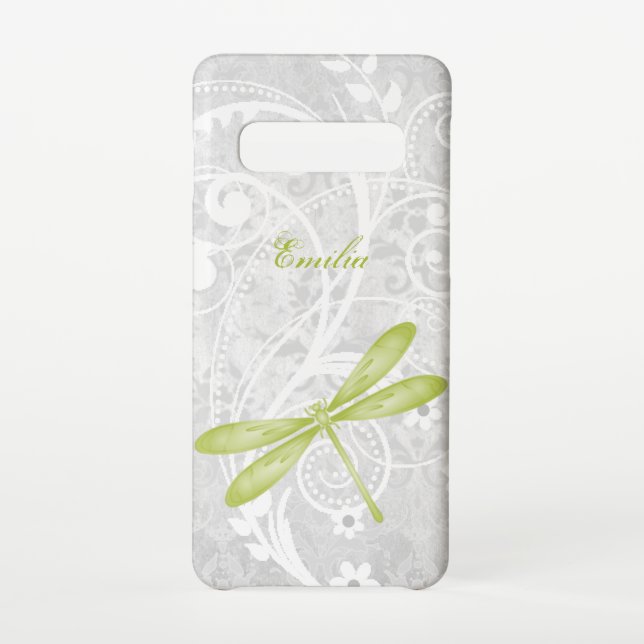 Capa Para Samsung Galaxy Dragonfly Verde Personalize (Verso)