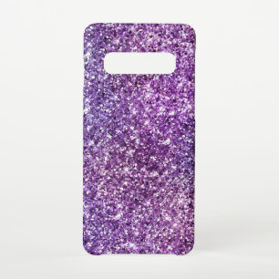 Capa Para Samsung Galaxy Elegante Padrão Abstrato Roxo Chic Stylish