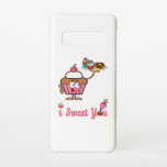Capa Para Samsung Galaxy Eu te juro com um Cupcake<br><div class="desc">Deixe-me adoçar seu dia com um cupcake delicioso e engraçado. Design para roupas,  T-shirts,  acessórios e outros artigos. Excelente de presente para homens,  mulheres e crianças.</div>