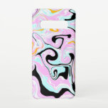 Capa Para Samsung Galaxy Fluid Art Cotton Candy Pink, Teal, Preto e Dourado<br><div class="desc">Fluid Art Cotton Candy Pink,  Teal,  Black e Dourado mármore como pântanos.</div>