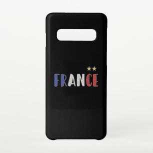 Capa Para Samsung Galaxy França Futebol Fan Camisa Bandeira Francesa