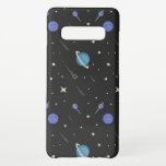 Capa Para Samsung Galaxy Galaxy Adventure: Noite Estrelada<br><div class="desc">Melhore sua Samsung S10 com esta capa de telefone impressionante que apresenta um padrão cativante de estrelas e planetas contra um fundo negro profundo. Perfeito para os entusiastas do espaço e para aqueles que amam designs celestes, este caso combina estilo e proteção. O material elegante e durável garante que seu...</div>